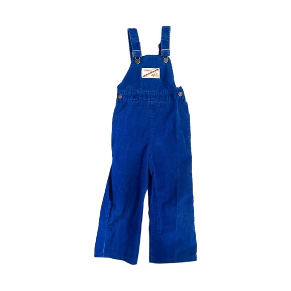Vintage Tonka Blue Corduroy Overalls - Picture 1 of 7